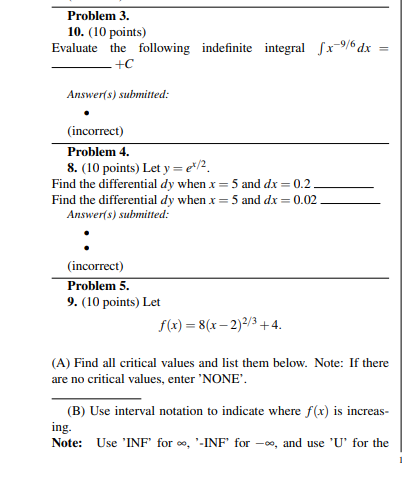 Solved Can you please help me with problem 3, problem 4, | Chegg.com