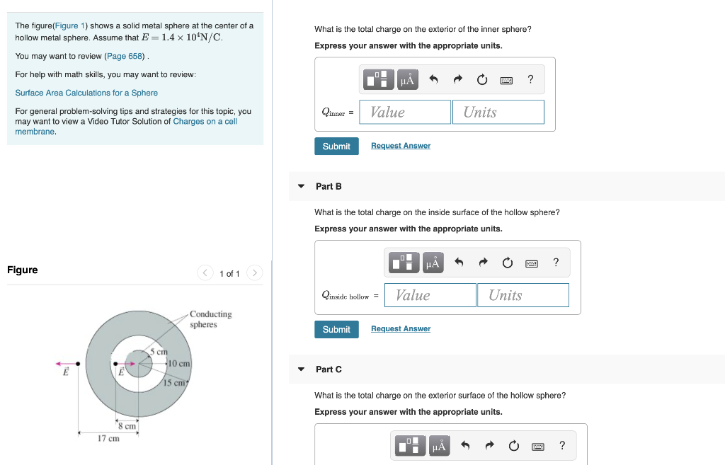 Solved The figure(Figure 1) shows a solid metal sphere at