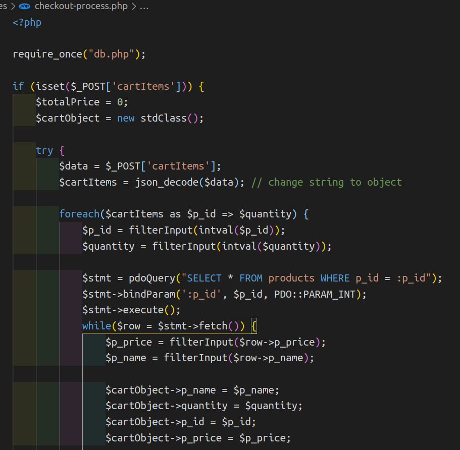 Solved es > PhD checkout-process.php > ... $quantity) { | Chegg.com