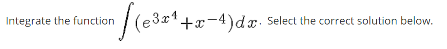 Integrate Function R Solved Integrate the function r. Select the correct solution | Chegg.com