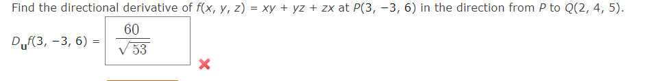 [solved] Find The Directional Derivative Of F X Y Z Xy