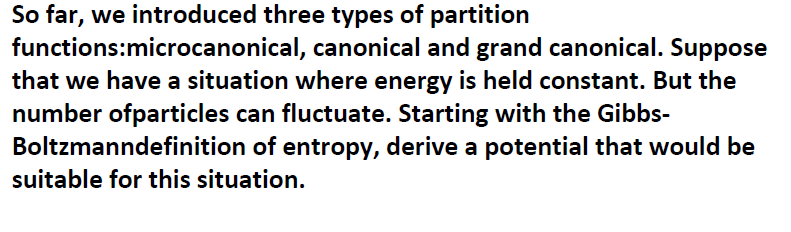 [Solved]: So far, we introduced three types of partition fun