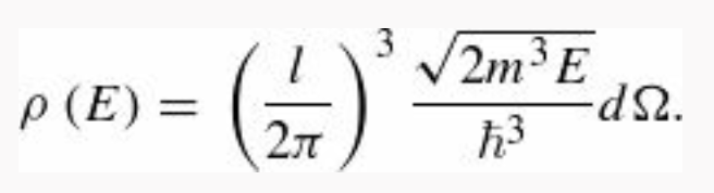 Solved The equation below gives the density of states for 3d | Chegg.com