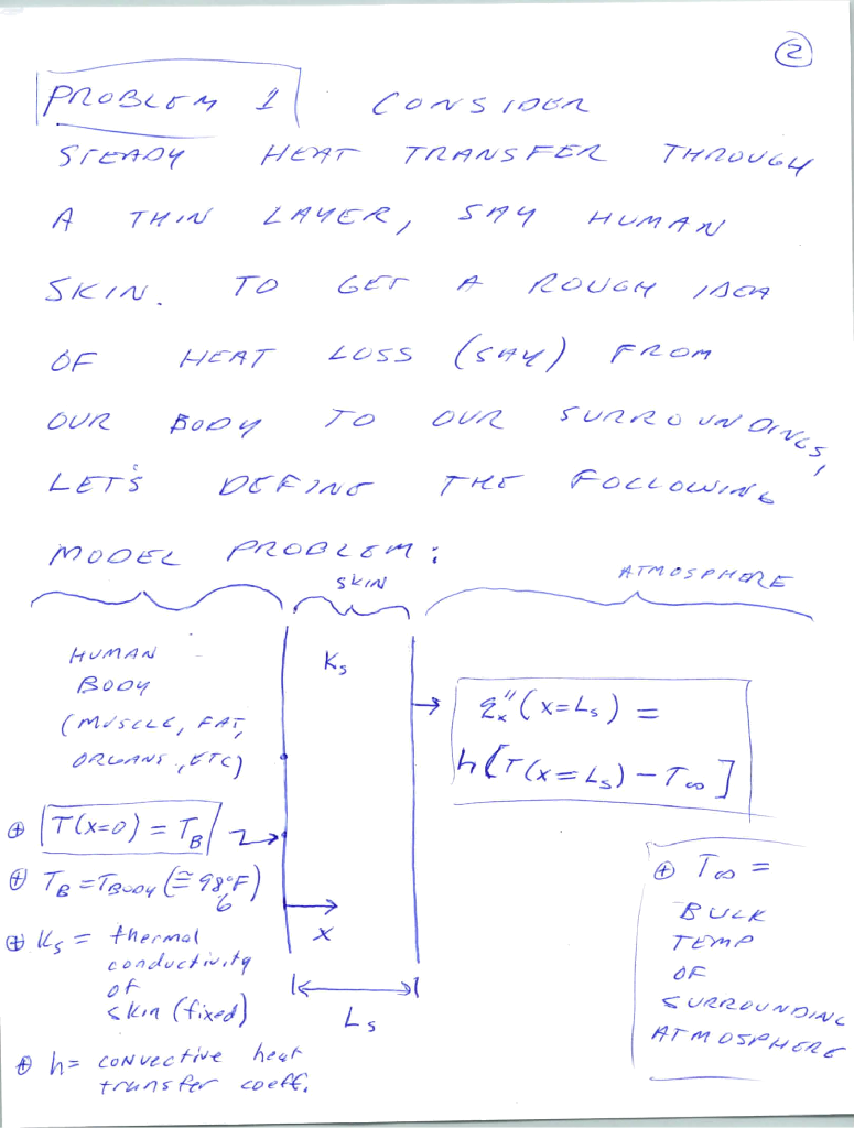 Solved PROBLEM 2 coNSIDER STEADY HEAT TRANSFER THROUGH A | Chegg.com
