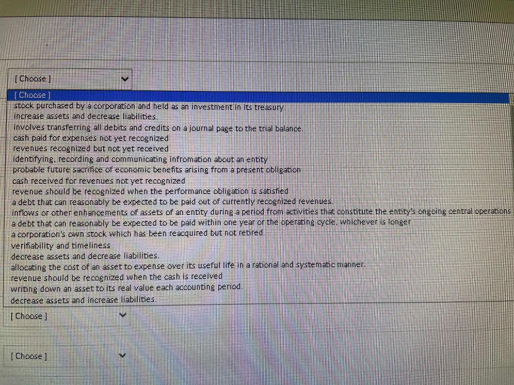 Solved Match each term with the best partial definition | Chegg.com