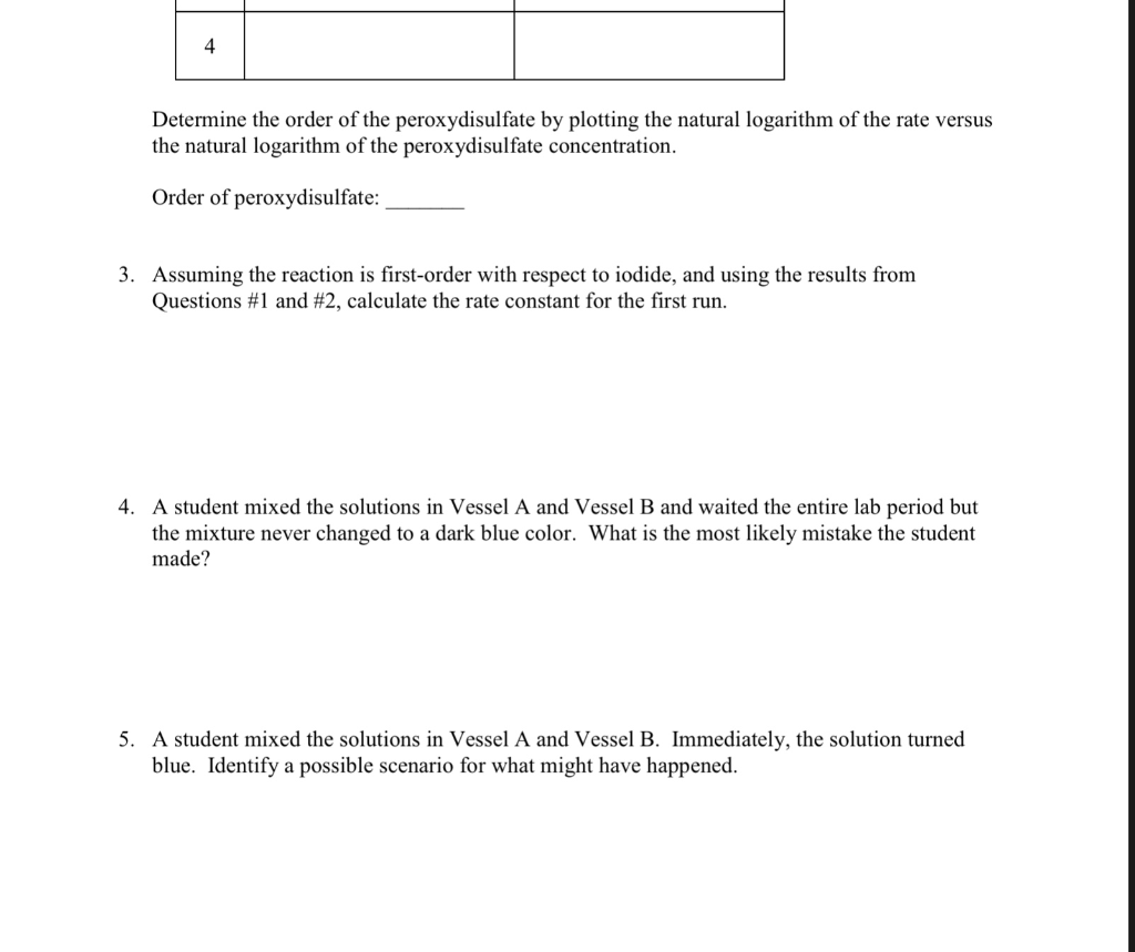 1. A pair of students performed Runs 1 - 4 using the | Chegg.com