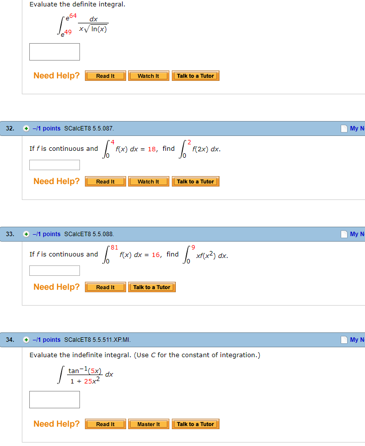 solved-evaluate-the-definite-integral-64-need-help-readwatch-chegg