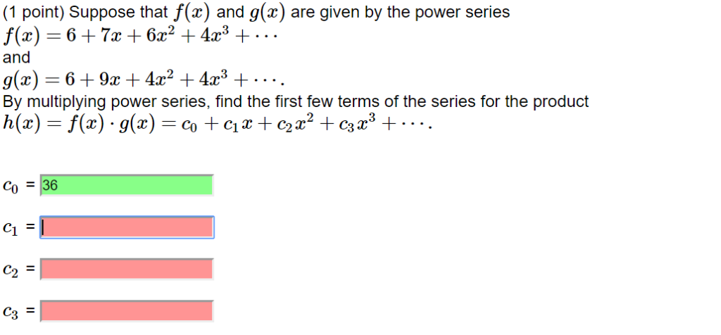 Solved 1 Point Suppose That F X And G X Are Given By The