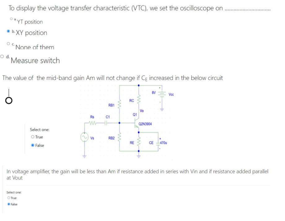 Solved To display the voltage transfer characteristic (VTC), | Chegg.com