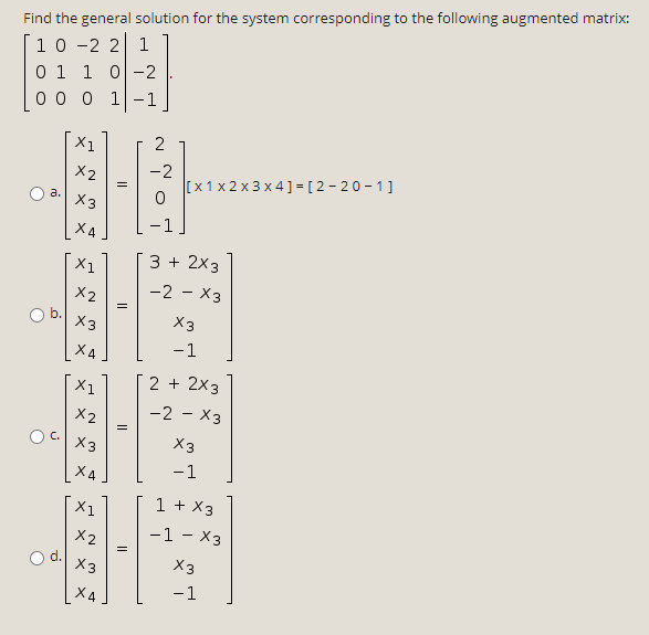 Solved Find the general solution for the system | Chegg.com