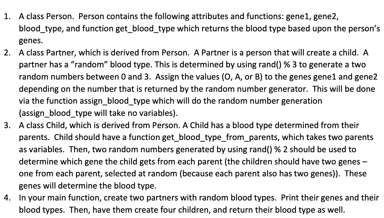 Solved Lab – Blood Type Inheritance Each of us contain two | Chegg.com