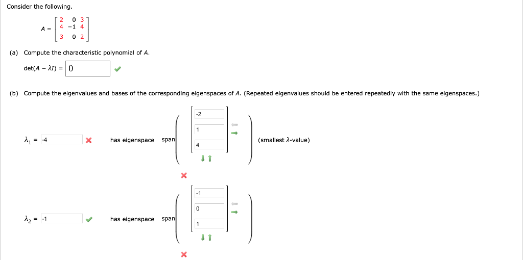 Solved Consider The Following 2 0 3 4 1 4 A 0 2 a Chegg