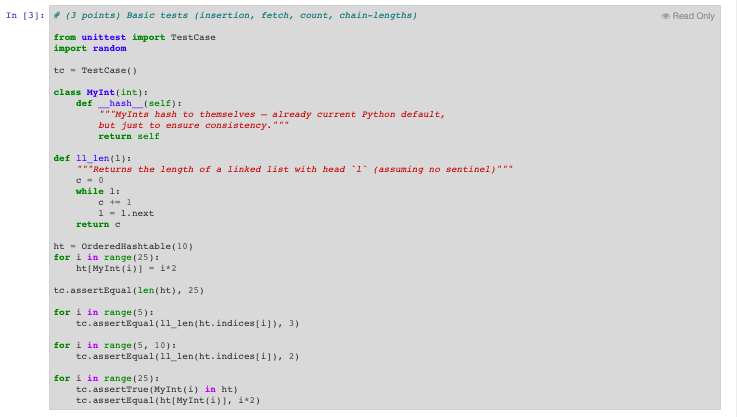 Lab 06: Ordered Hashtable V Overview For this | Chegg.com
