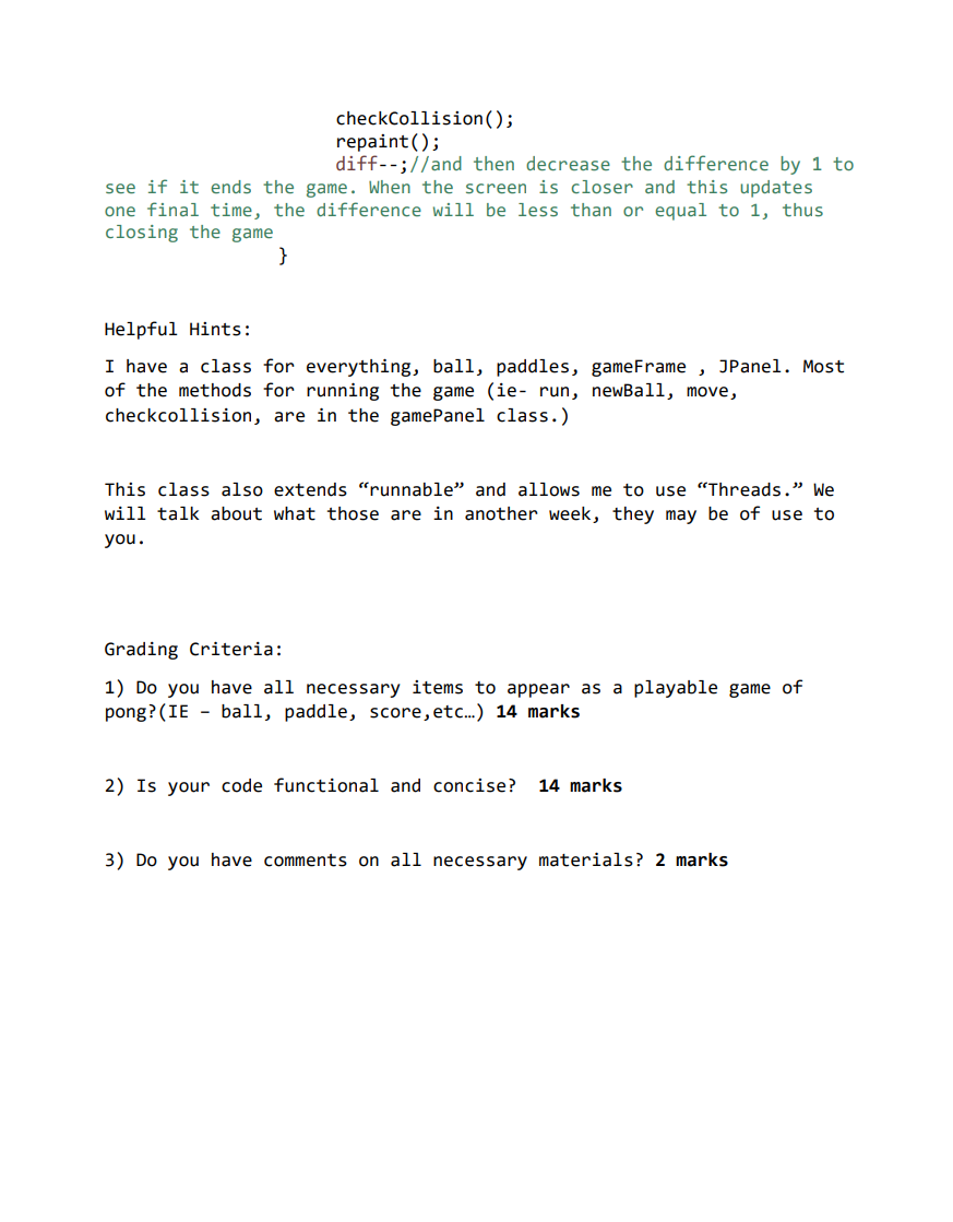 Solved Hey, can I get this code in Java, and it's a ping | Chegg.com