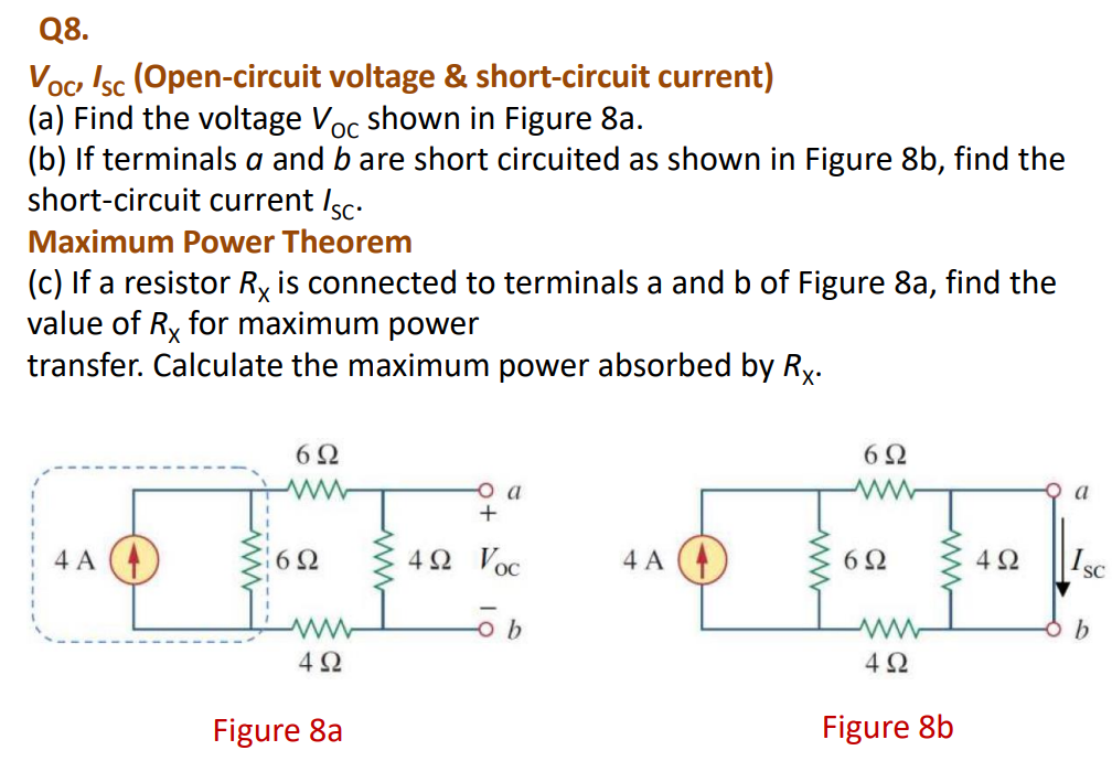 [Solved]: VOC, I SC (Open-circuit voltage & short-circui