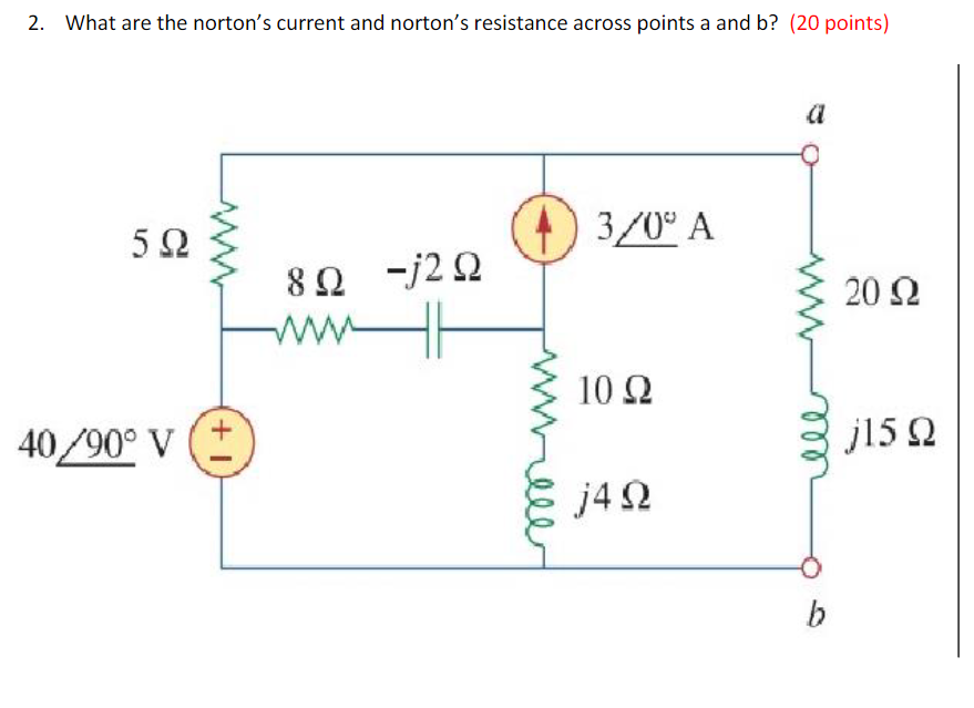 Solved 2. What are the norton's current and norton's | Chegg.com