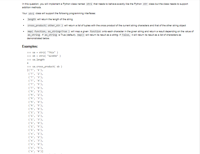 Solved In this question, you will implement a Python | Chegg.com