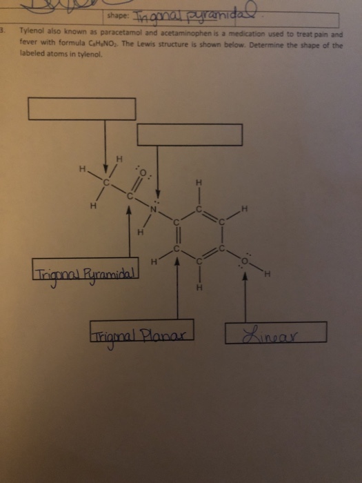 Solved s. Tylenol also known as paracetamol and