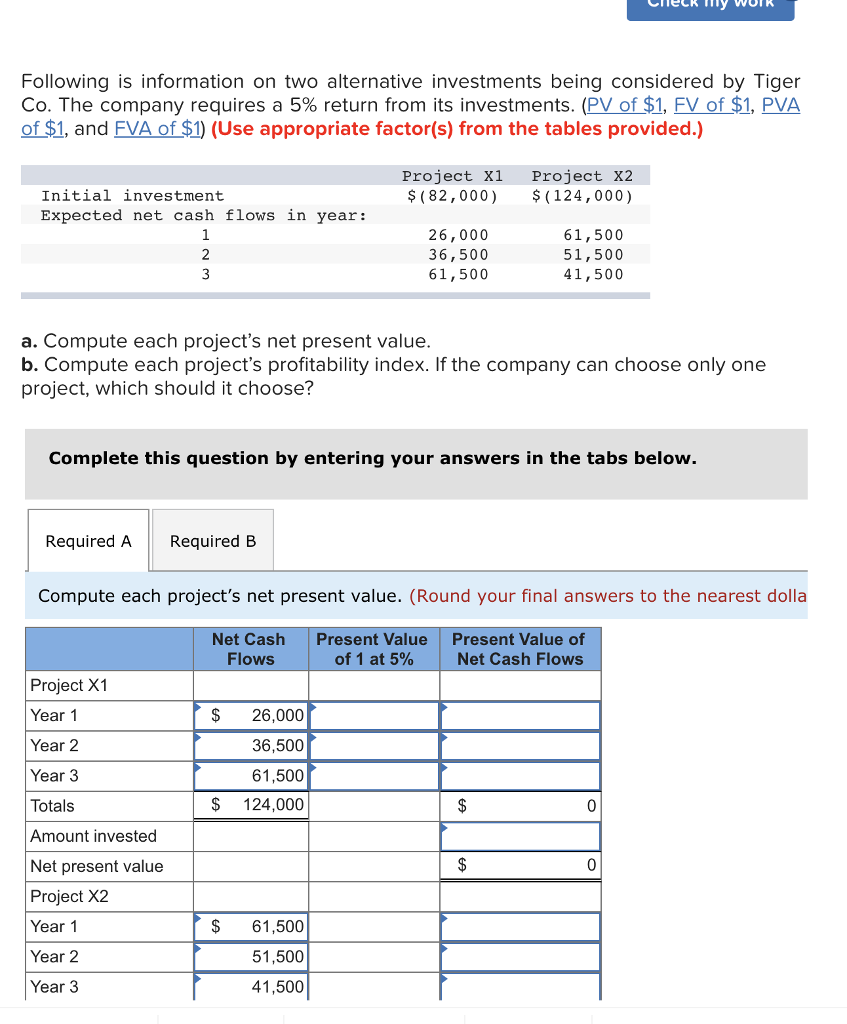 Solved Following is information on two alternative