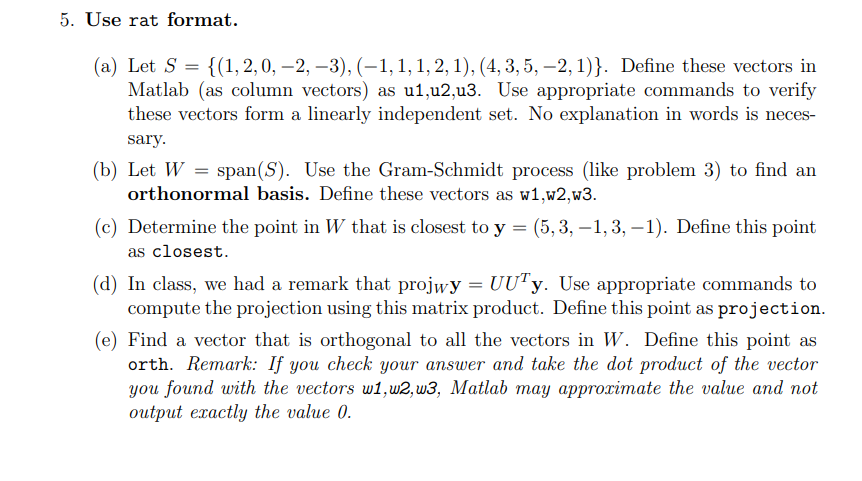 (a) Let S={(1,2,0,−2,−3),(−1,1,1,2,1),(4,3,5,−2,1)}. | Chegg.com