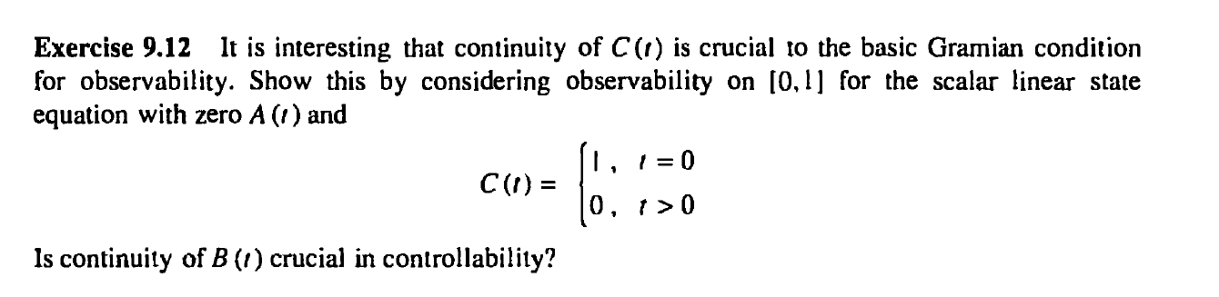 Exercise 9.12 It Is Interesting That Continuity Of | Chegg.com