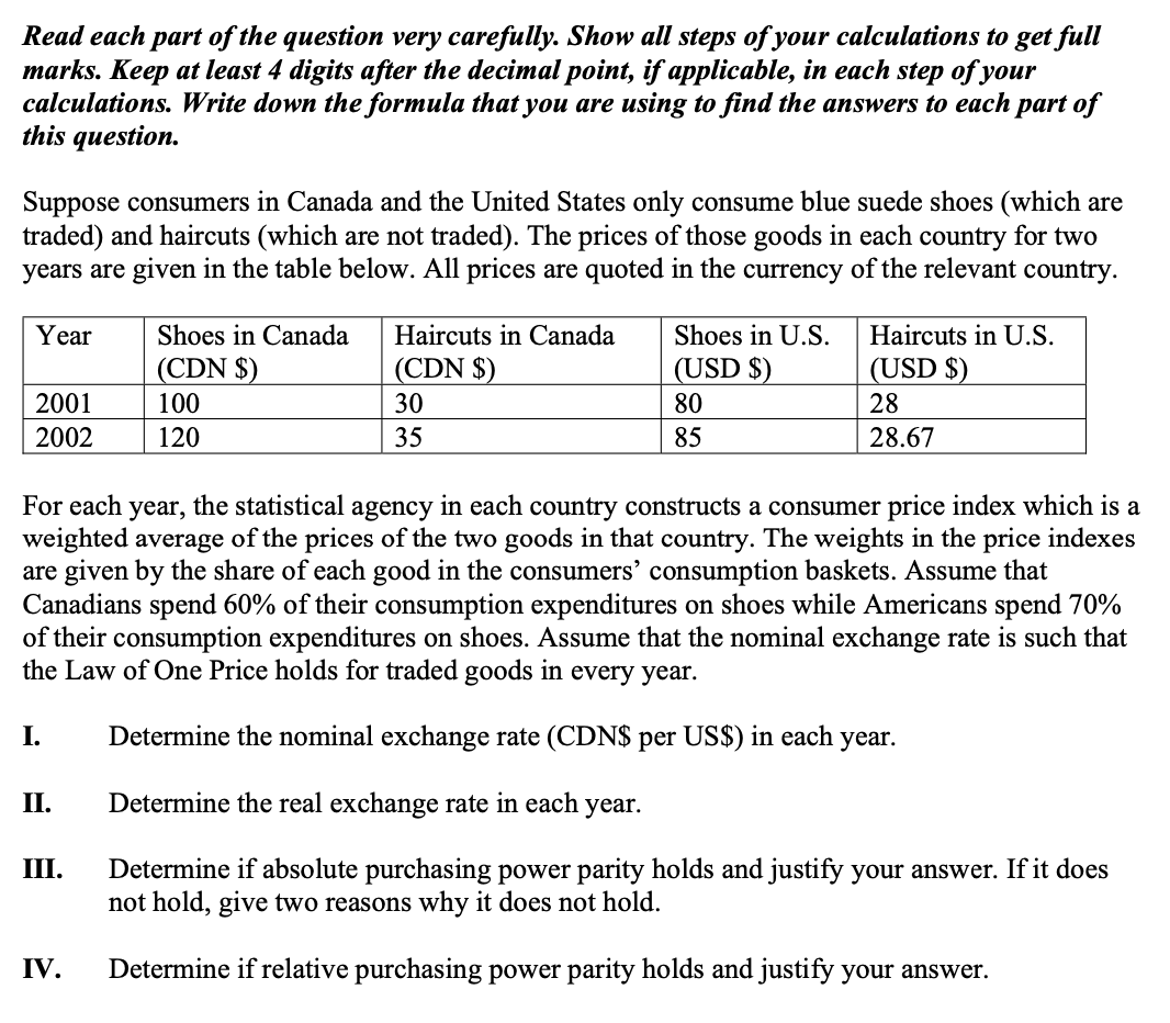 Solved Read each part of the question very carefully. Show