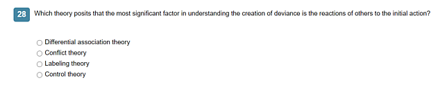 Solved 28 Which theory posits that the most significant | Chegg.com