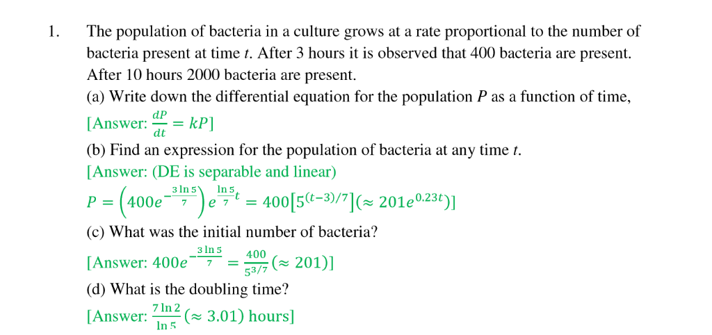 Solved 1 The Population Of Bacteria In A Culture Grows At A Chegg solved-1-the-population-of-bacteria-in-a-culture-grows-at-a-chegg