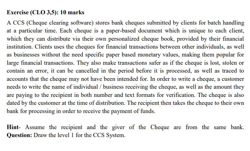 Solved Expert Correct Answer Solution WANTED!Exercise:A CCS | Chegg.com