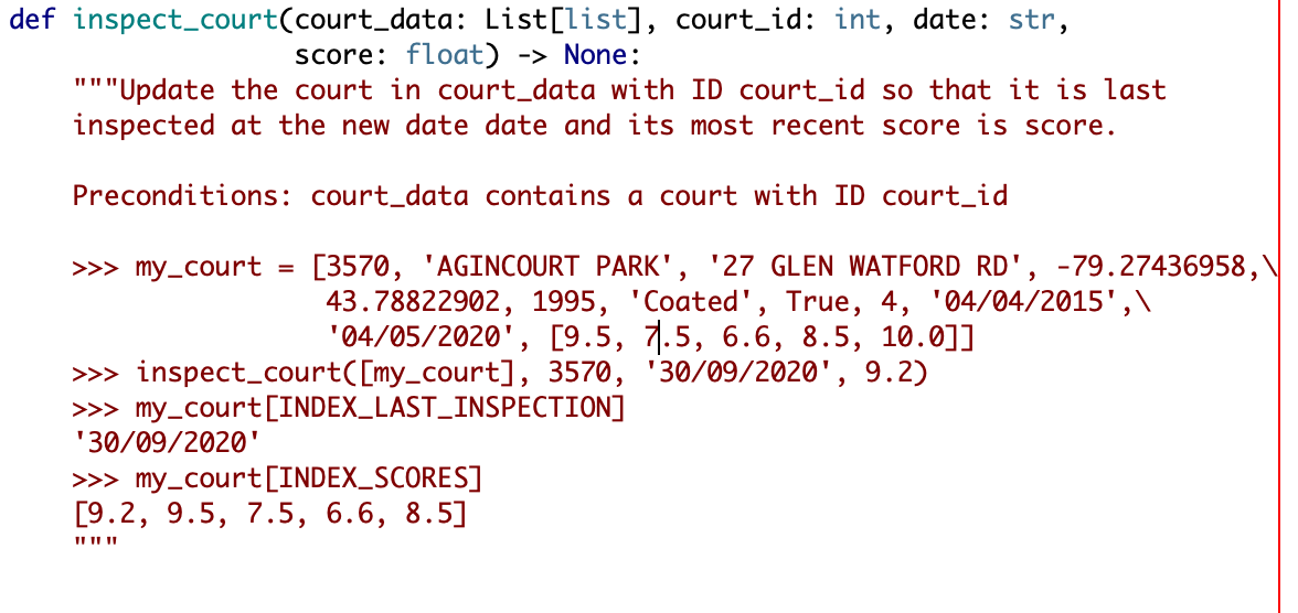 what does index mean in address