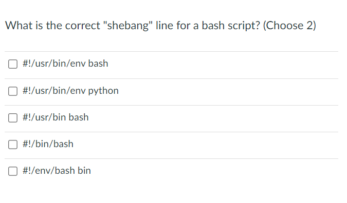What is the correct 