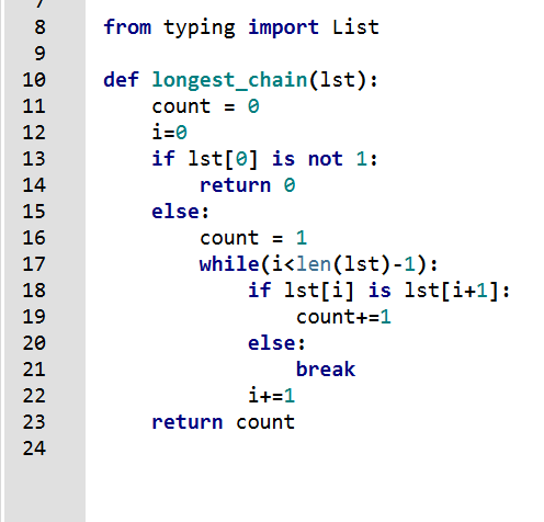 Solved I HAVE ALREADY SOLVED LONGEST_CHAIN AND I WANT THE | Chegg.com