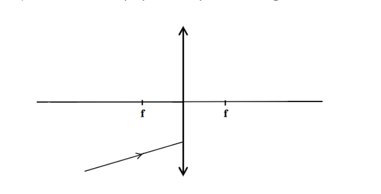 Ray Path Graph Solved Draw the ray’s path as it passes through the convex | Chegg.com