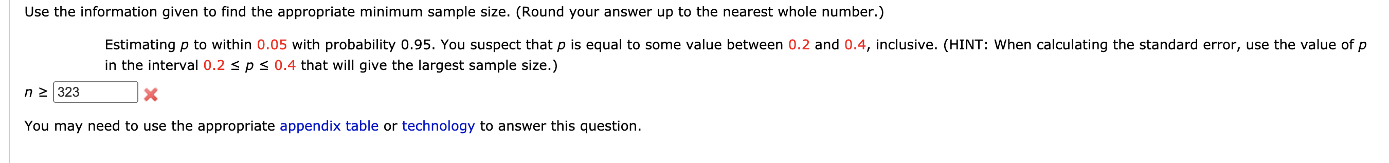 Solved Use the information given to find the appropriate | Chegg.com