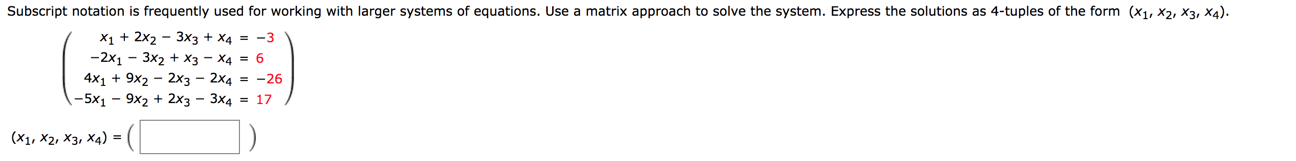 Solved Subscript notation is frequently used for working | Chegg.com