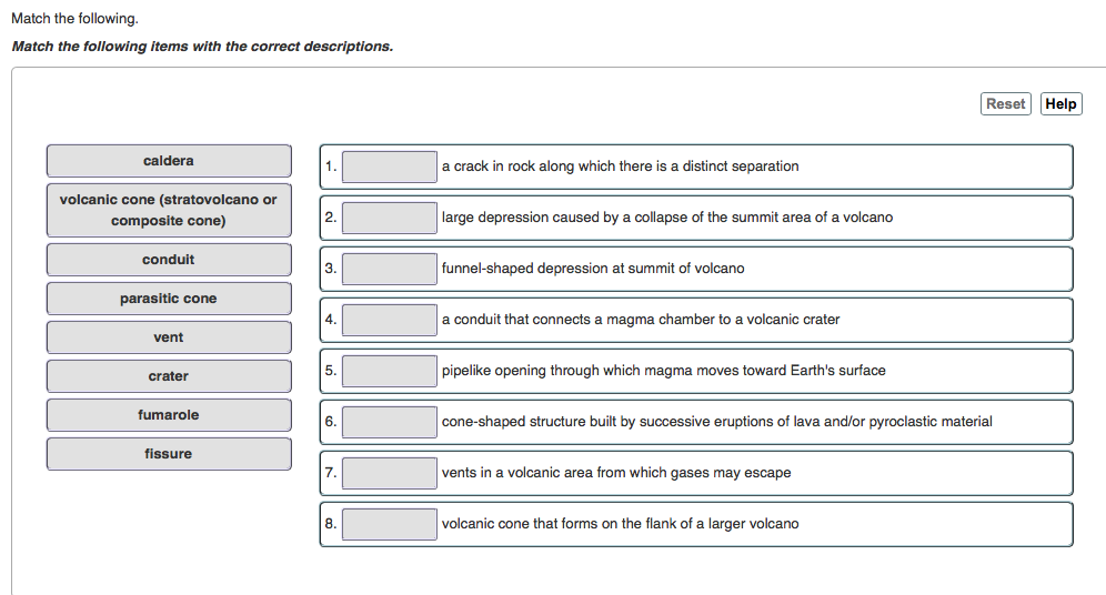 Solved Match The Following. Match The Following Items With | Chegg.com