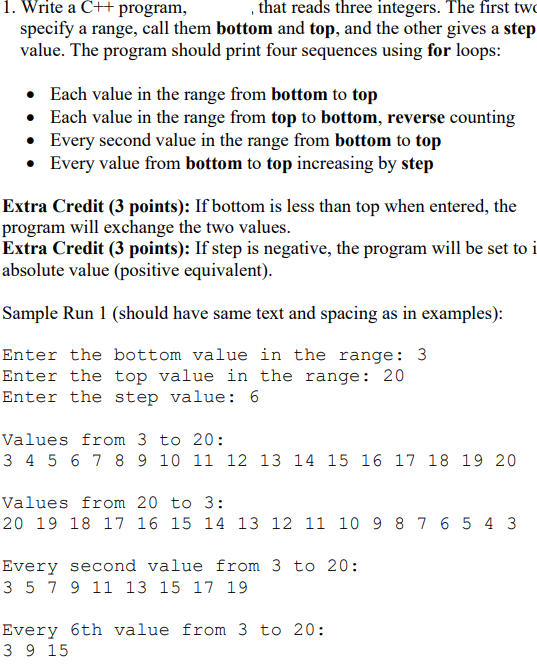 Solved 1. Write a C++ program, that reads three integers. | Chegg.com