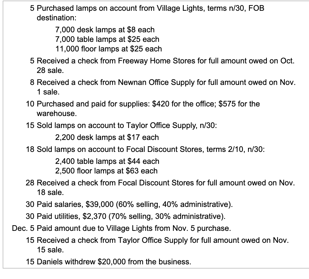 Next, prepare complete the inventory record for table | Chegg.com