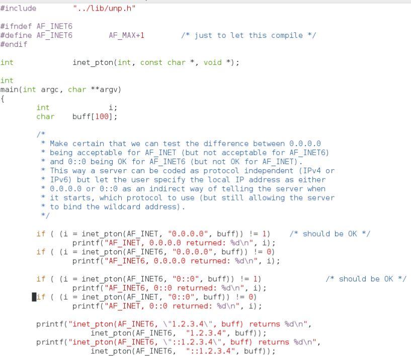 Solved The inet_aton and inet_addr functions have | Chegg.com