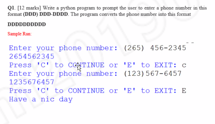 Solved Write a python program to prompt the user to enter a | Chegg.com