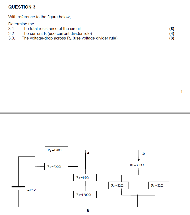 Solved QUESTION 3 With reference to the figure below, | Chegg.com