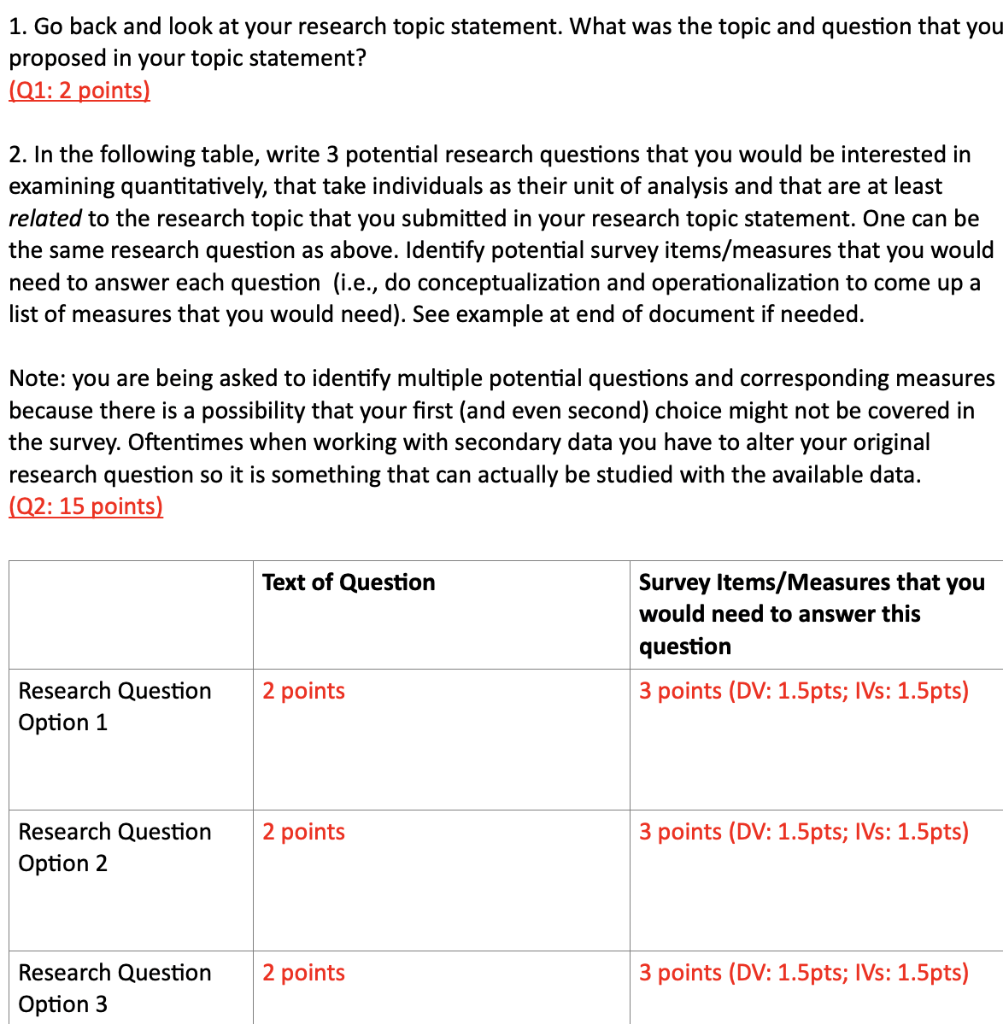 Solved Social Research Methods: Quantitative Data Collection | Chegg.com