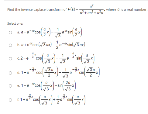 Solved 22 Find The Inverse Laplace Transform Of F S S Chegg Com