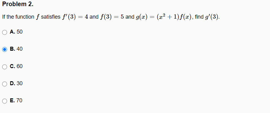 Solved Problem 2 If The Function F Satisfies F 3 4 A Chegg Com