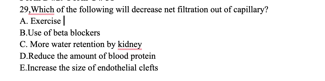 Solved 29 , Which of the following will decrease net | Chegg.com