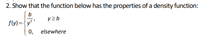 Solved 2. Show that the function below has the properties of | Chegg.com