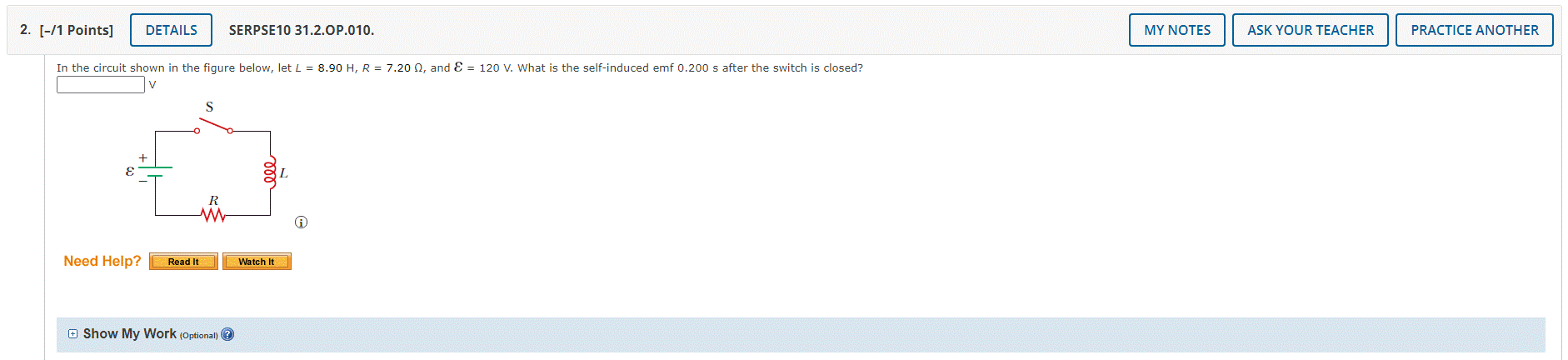 Solved I need help on my physics two homework. The subject | Chegg.com