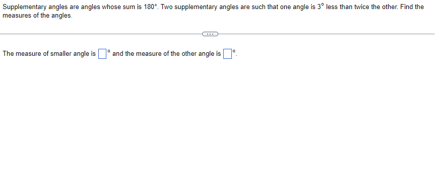 supplementary angles are two angles that add up to 180 degrees