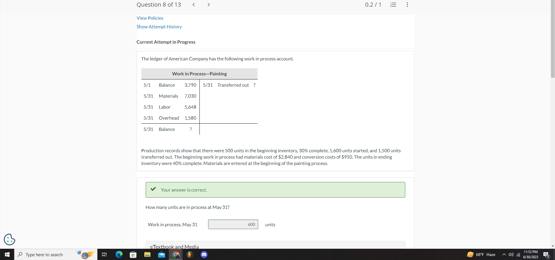 solved-production-records-show-that-there-were-500-units-in-chegg