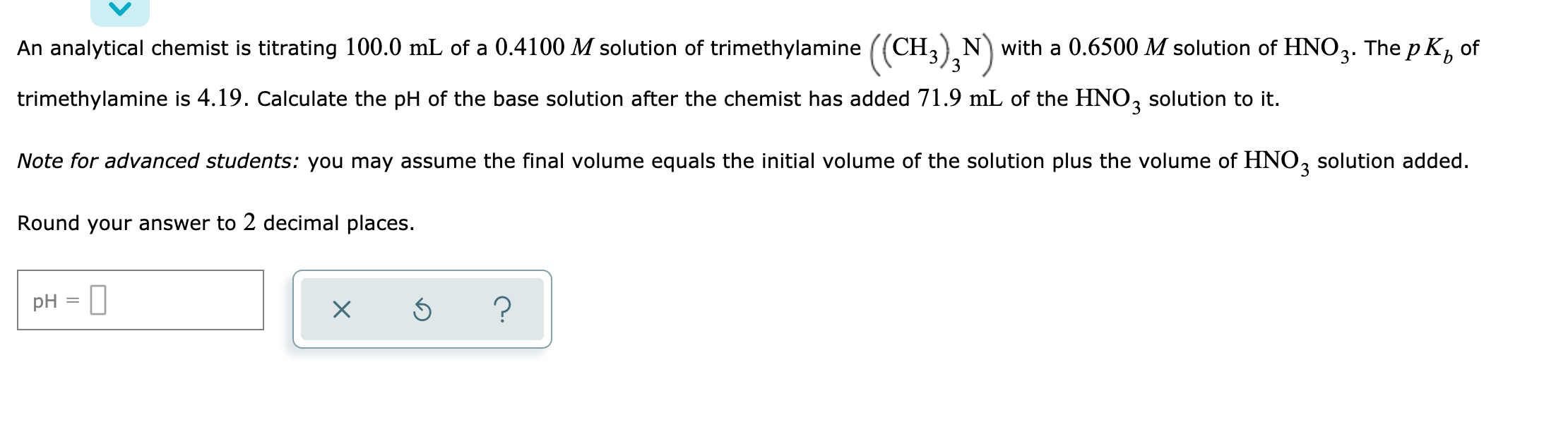 Solved An Analytical Chemist Is Titrating Of A Solution Chegg solved-an-analytical-chemist-is-titrating-of-a-solution-chegg